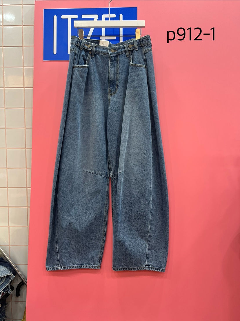 ITZEL韓國代購㊣女士新款推薦25秋冬時尚職業真品人氣牛仔褲ITZEL牛仔褲