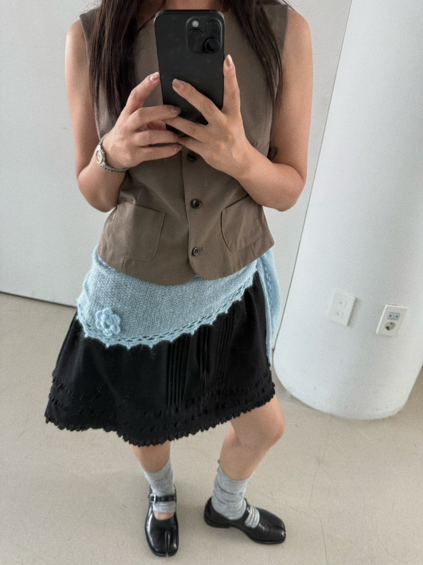 OLI SEOUL東大門㊣實拍女裝新品時尚人氣職業熱賣推薦馬甲OLI SEOUL馬甲