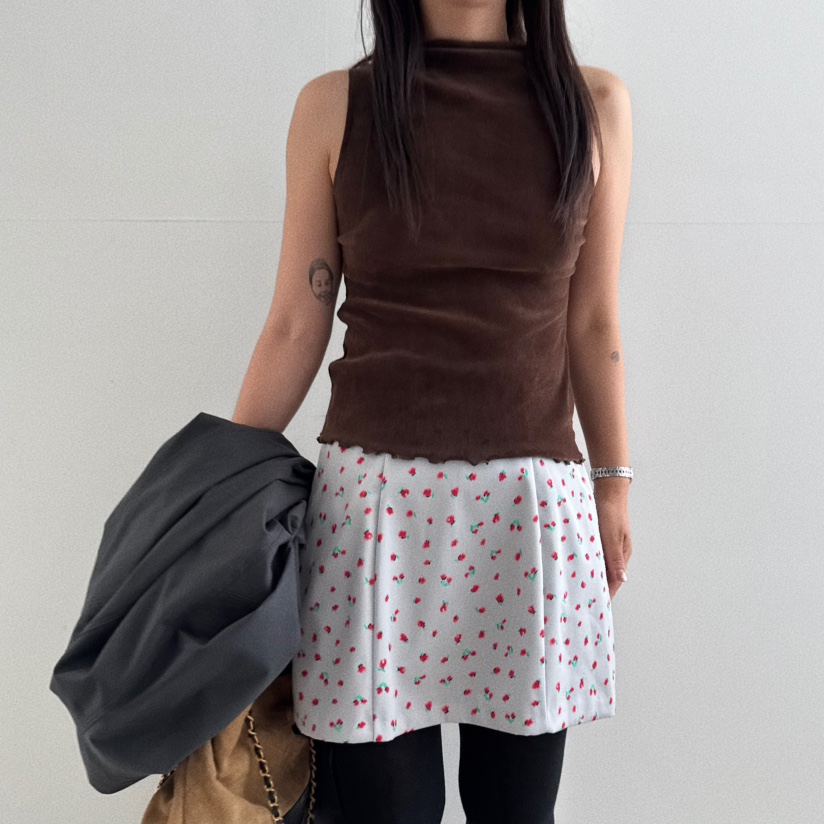 OLI SEOUL韓國直郵㊣女裝新款時尚25秋冬人氣休閑推薦短裙OLI SEOUL短裙