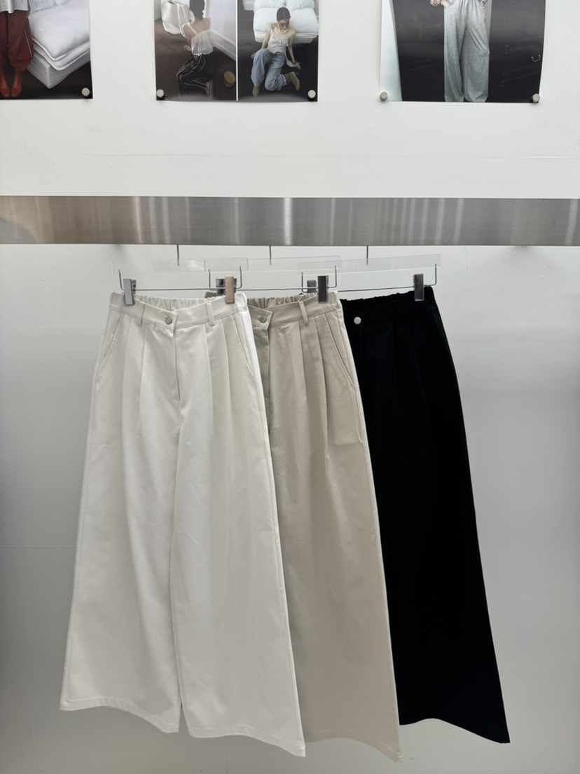 AMOOD東大門㊣實拍女裝新品熱賣時尚休閑真品25秋冬休閑褲斜紋布AMOOD休閑褲