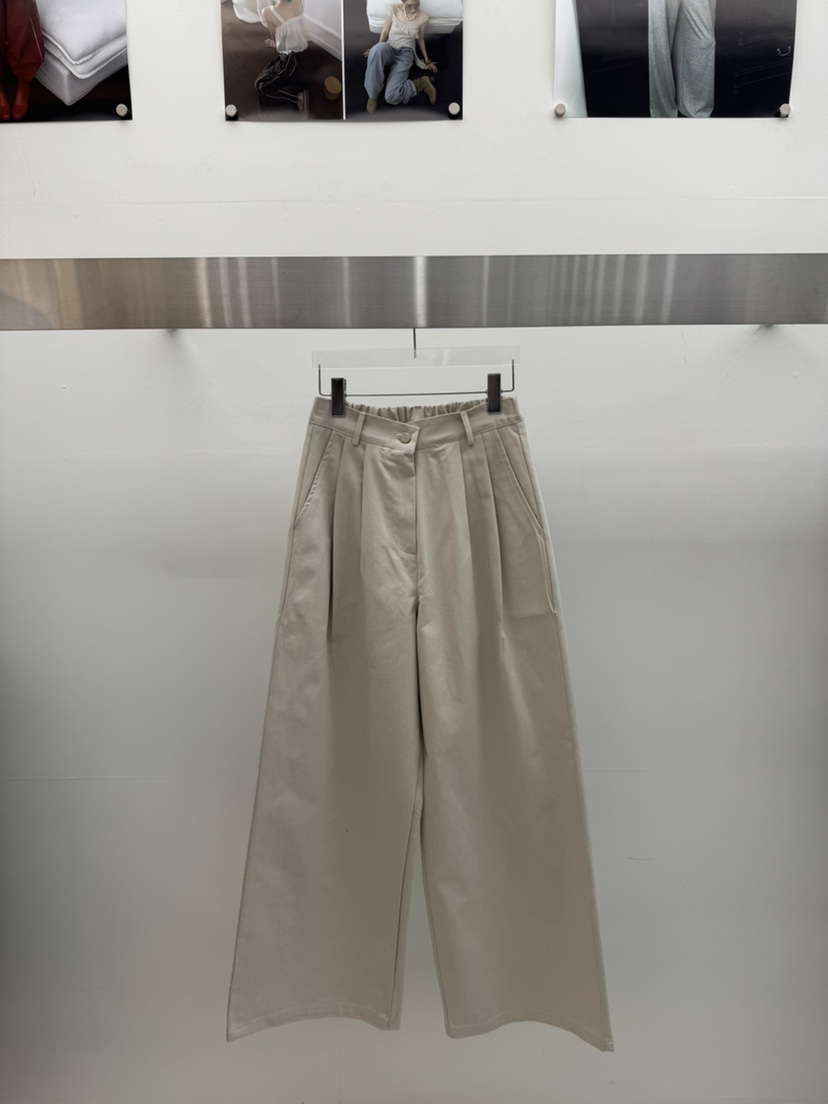 AMOOD東大門㊣實拍女裝新品熱賣時尚休閑真品25秋冬休閑褲斜紋布AMOOD休閑褲圖色2