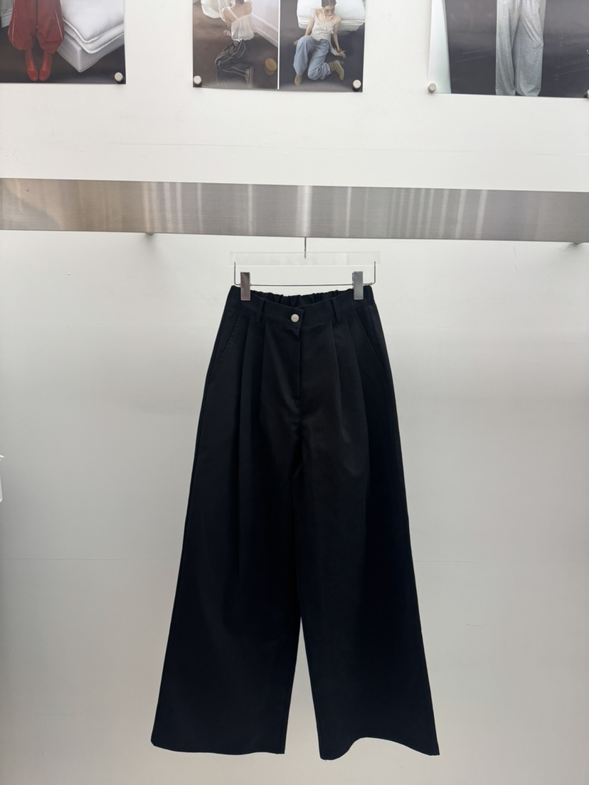 AMOOD東大門㊣實拍女裝新品熱賣時尚休閑真品25秋冬休閑褲斜紋布AMOOD休閑褲圖色3