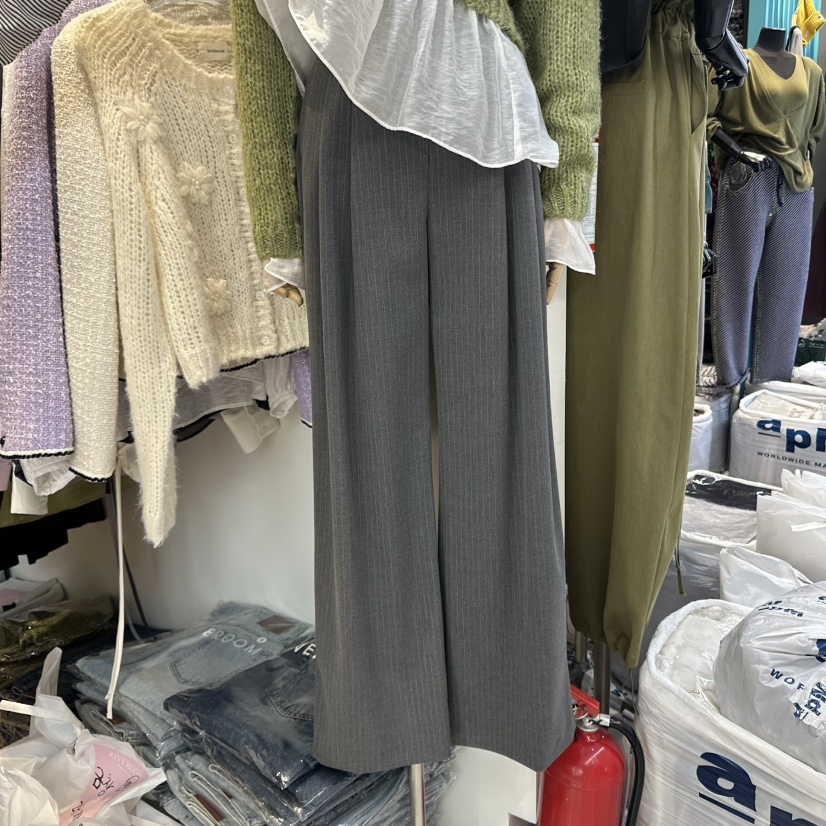 RIVEROOM東大門㊣直郵女裝新品真品人氣熱賣時尚休閑褲羊毛RIVEROOM休閑褲