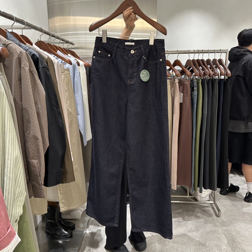 CHAE韓國代購㊣女士新款真品休閑人氣推薦時尚職業25秋冬牛仔褲CHAE牛仔褲圖色1