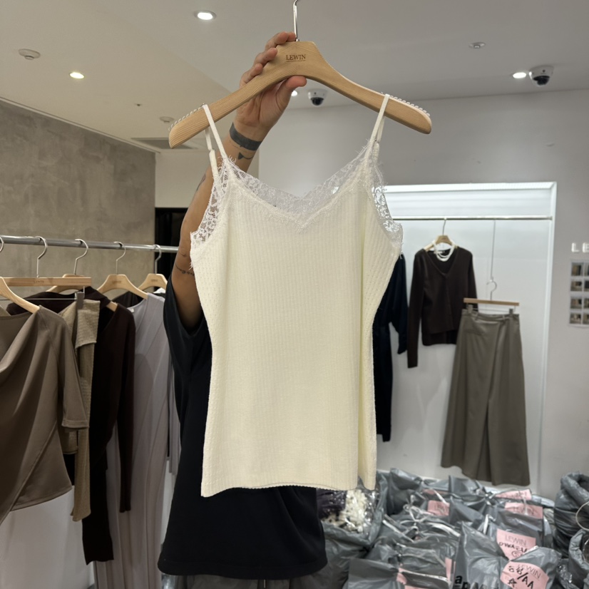 LEWIN東大門㊣代購女裝新款熱賣休閑人氣真品25秋冬吊帶背心LEWIN吊帶/背心