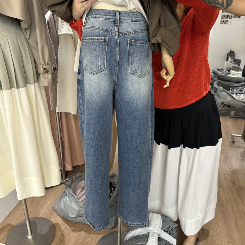 LEWIN東大門㊣代購女士新品熱賣人氣時尚推薦25秋冬職業牛仔褲LEWIN牛仔褲
