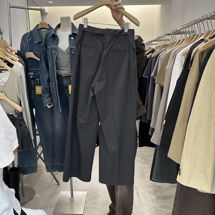 PHILO韓國代購㊣女士新品推薦時尚人氣真品25秋冬休閑褲含腰帶PHILO休閑褲