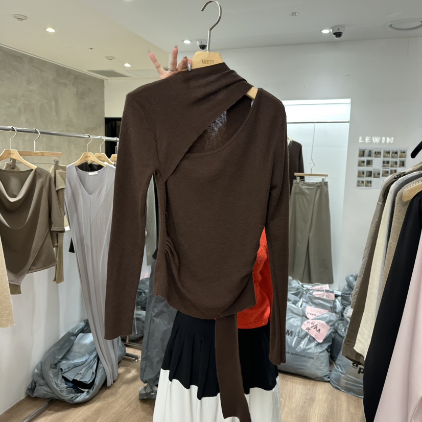 LEWIN韓國代購㊣女裝新品職業休閑真品人氣推薦熱賣長袖T恤LEWIN長袖T恤圖色2