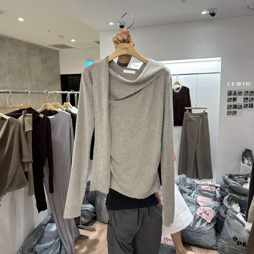LEWIN韓國代購㊣女裝新品職業休閑真品人氣推薦熱賣長袖T恤LEWIN長袖T恤圖色4