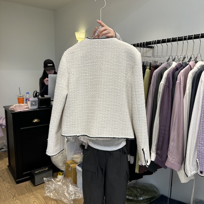 RIVEROOM東大門㊣直郵女士新品真品熱賣職業25秋冬推薦夾克RIVEROOM夾克