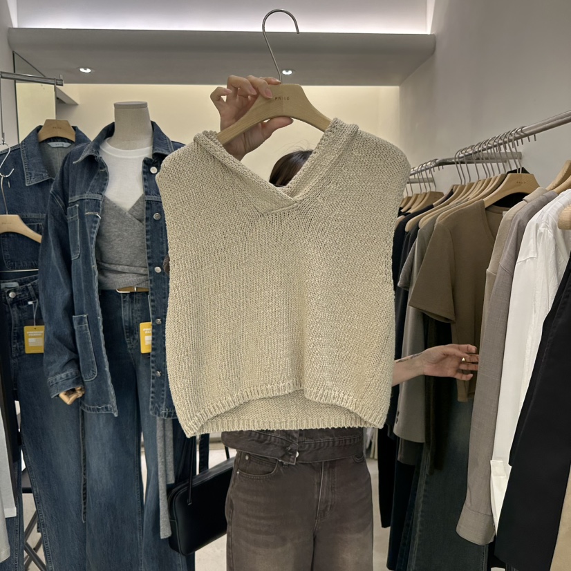 PHILO東大門㊣代購女裝新品推薦休閑25秋冬熱賣真品吊帶背心PHILO吊帶/背心圖色1