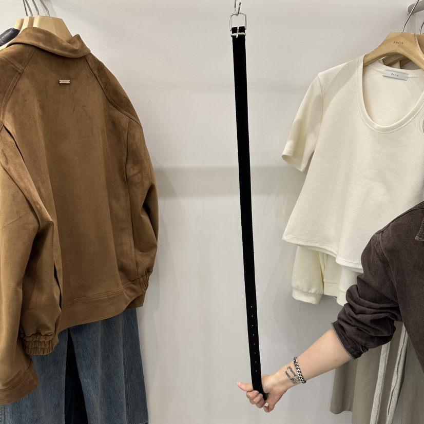 PHILO東大門㊣實拍女士新品熱賣職業休閑25秋冬人氣腰帶腰帶PHILO腰帶圖色3