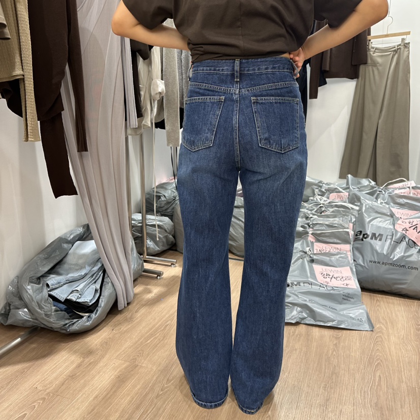 LEWIN東大門㊣代購女士新品時尚人氣真品休閑職業25秋冬牛仔褲LEWIN牛仔褲