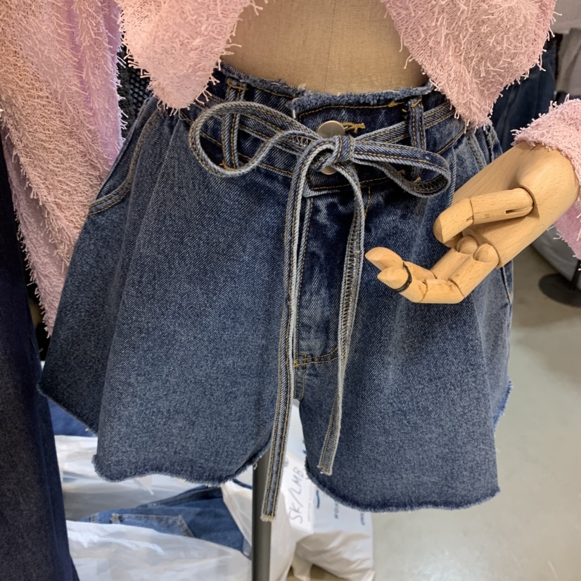 OZ韓國直郵㊣女裝新品25秋冬休閑人氣時尚真品短褲含腰繩褶皺OZ.ounce短褲