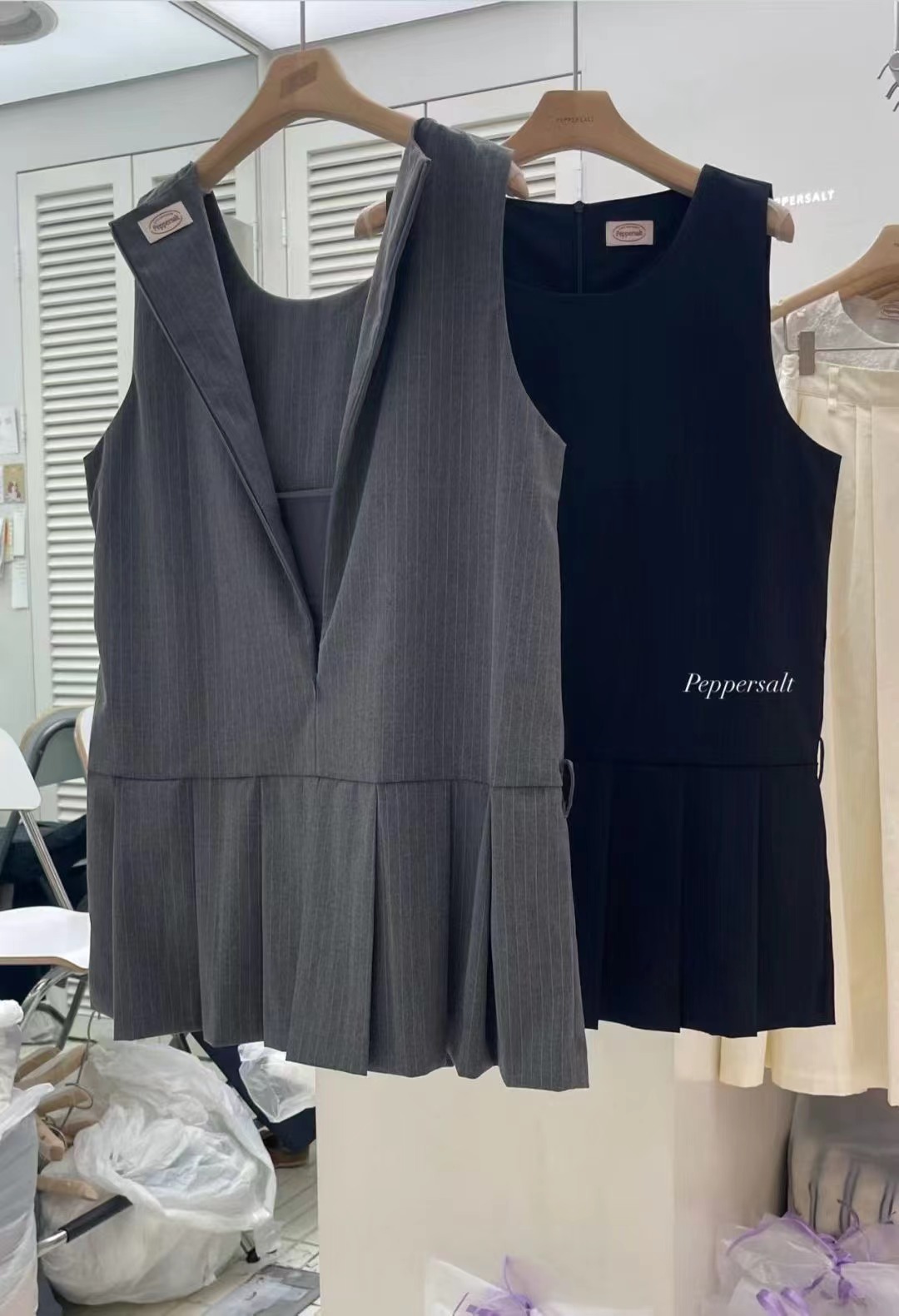 PEPPER 페페韓國代購㊣女士新品人氣真品25秋冬時尚連衣裙PEPPER-OT連衣裙
