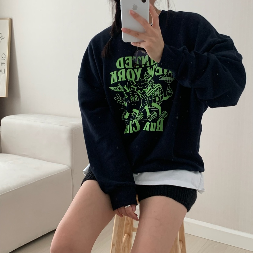 HELLO JINI東大門㊣代購女士新款休閑熱賣推薦真品人氣衛衣HELLO JINI衛衣