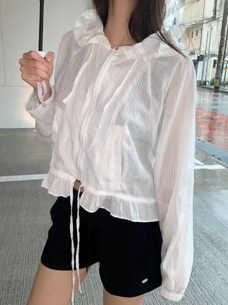 EIFFEL韓國直郵㊣女裝新品職業熱賣25秋冬時尚真品襯衫蕾絲衫EIFFEL襯衫/蕾絲衫圖色3