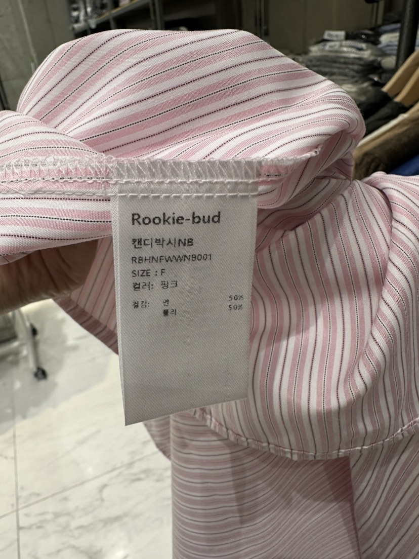 ROOKIE BUD韓國直郵㊣女士新款25秋冬時尚休閑真品襯衫蕾絲衫ROOKIE BUD-L襯衫/蕾絲衫