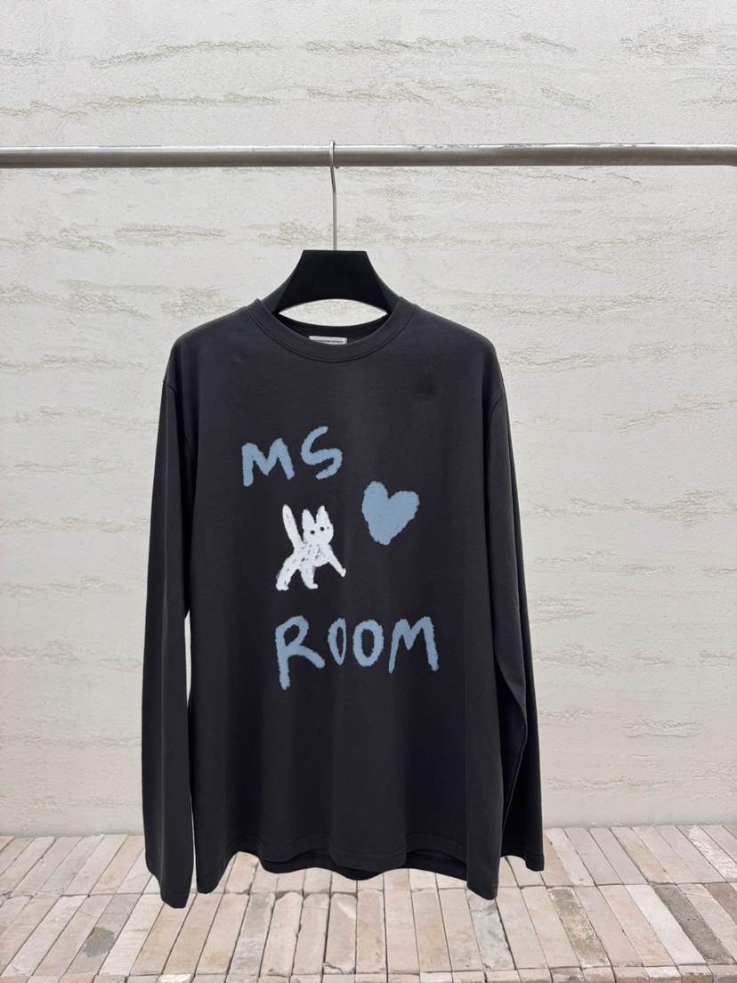MUSHROOM EFFECT韓國直郵㊣女士新品25秋冬職業人氣長袖T恤MUSHROOM EFFECT長袖T恤圖色2