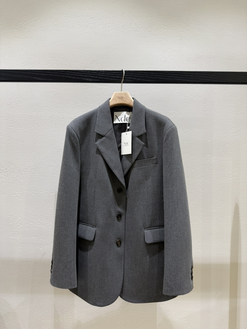 NDE韓國代購㊣女士新品推薦時尚25秋冬人氣休閑熱賣職業夾克NDE夾克