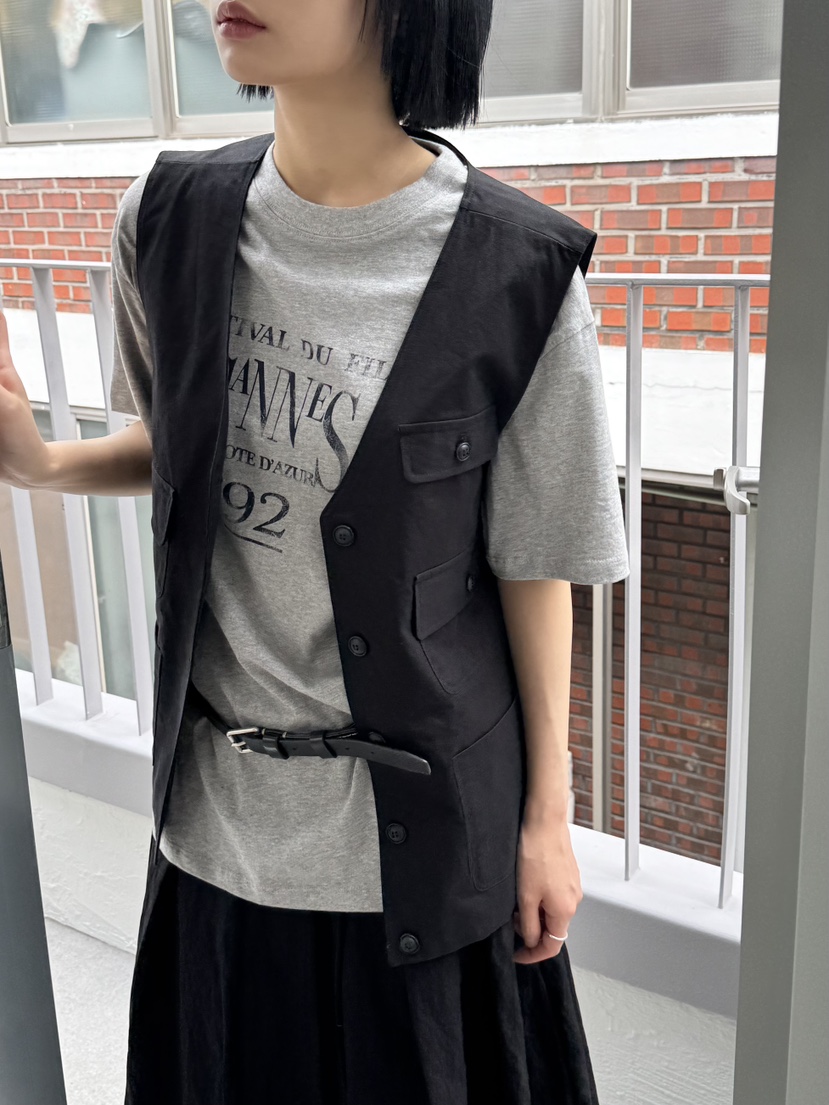 KARE/WEREPIECE韓國代購㊣女士新款時尚人氣25秋冬馬甲口袋KARE/WEREPIECE馬甲
