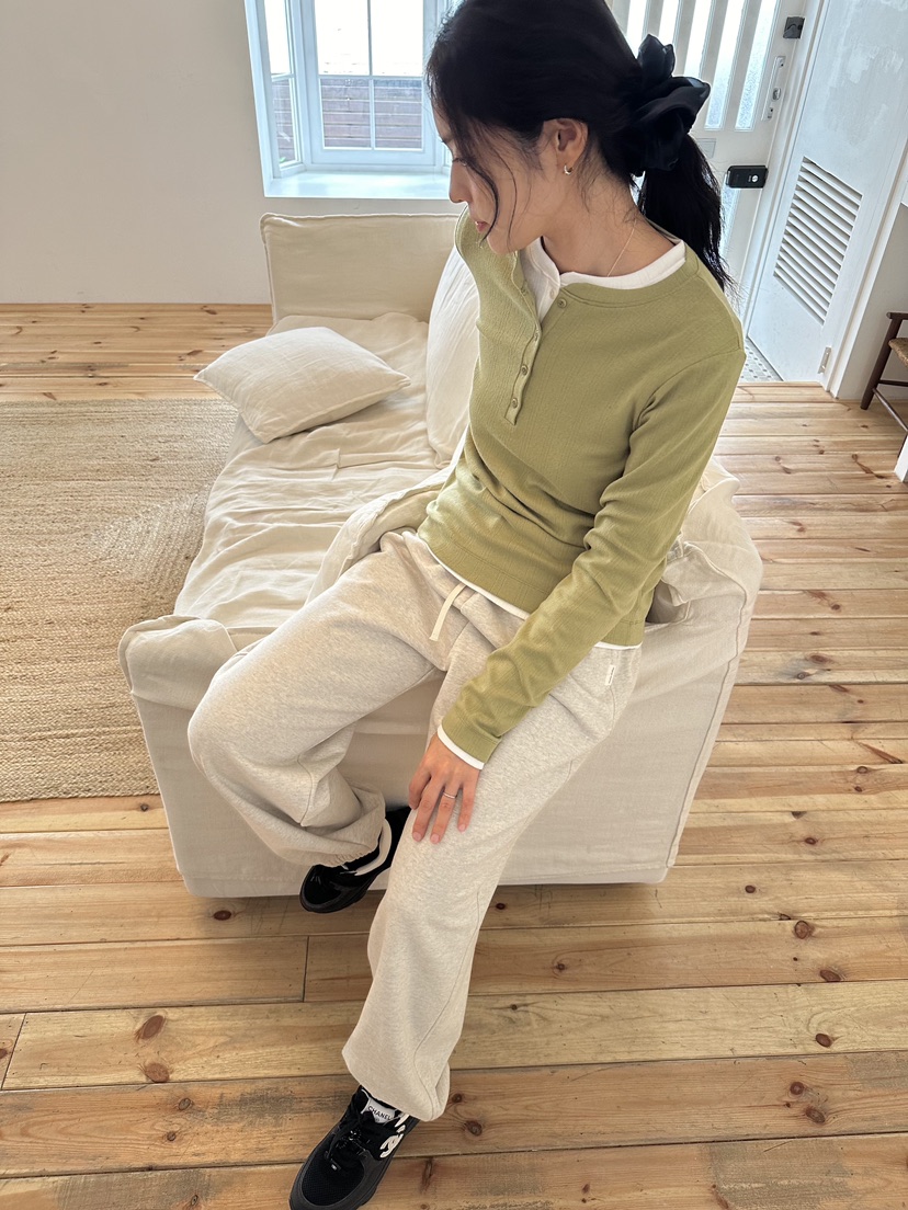 ERUME韓國直郵㊣女裝新款25秋冬休閑職業人氣真品推薦長袖T恤ERUME長袖T恤