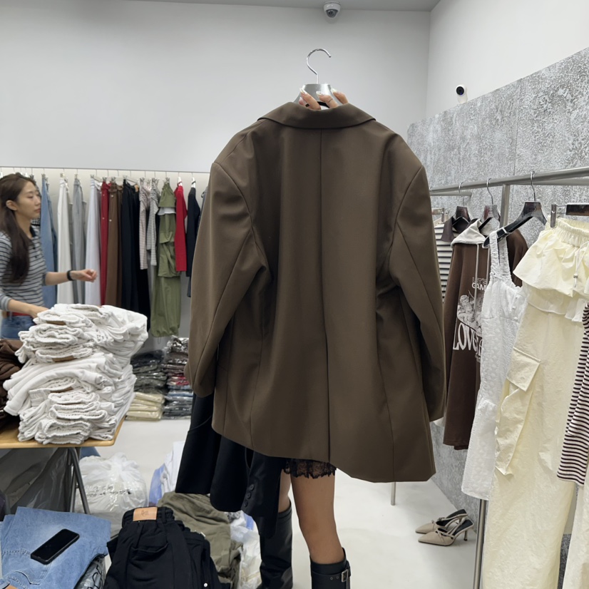 BADCALM韓國直郵㊣女士新品人氣休閑熱賣職業時尚25秋冬夾克BADCALM夾克