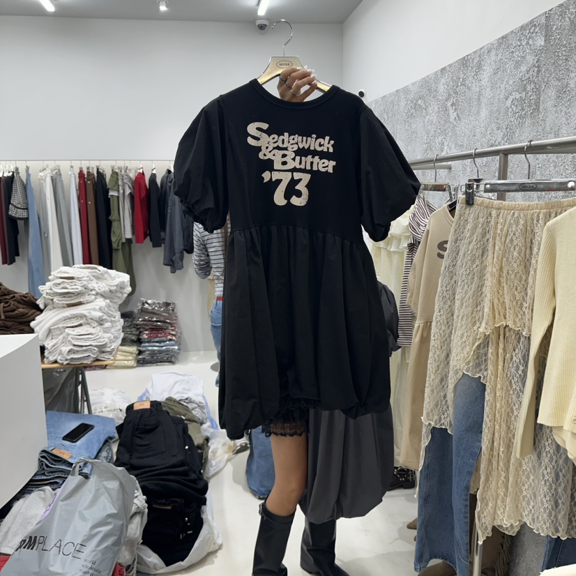BADCALM東大門㊣直郵女士新品時尚25秋冬熱賣職業推薦連衣裙BADCALM連衣裙圖色2