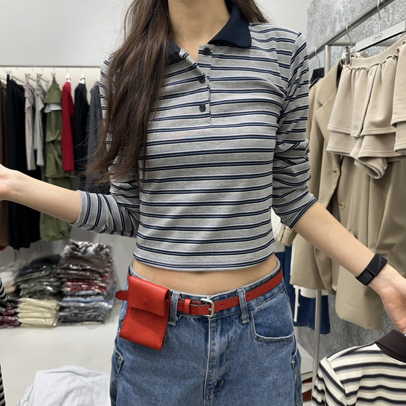BADCALM韓國直郵㊣女士新品休閑人氣25秋冬熱賣推薦長袖T恤BADCALM長袖T恤