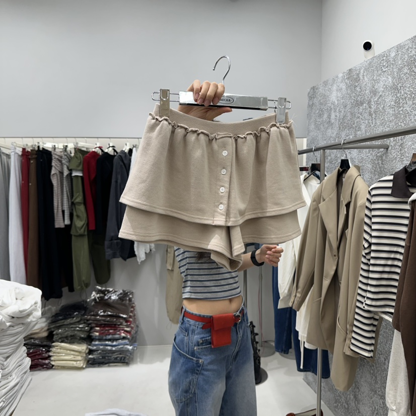 BADCALM東大門㊣直郵女裝新品熱賣職業25秋冬時尚真品推薦短褲BADCALM短褲圖色2