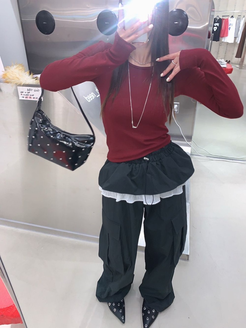BADCALM東大門㊣代購女裝新款真品時尚熱賣休閑推薦25秋冬裙褲BADCALM裙褲