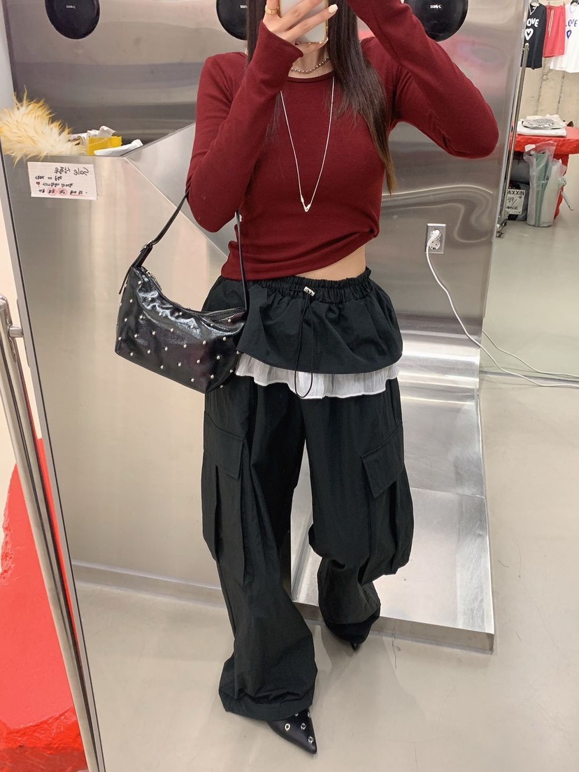 BADCALM東大門㊣代購女裝新款真品時尚熱賣休閑推薦25秋冬裙褲BADCALM裙褲
