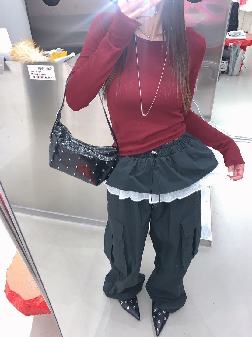 BADCALM東大門㊣代購女裝新款真品時尚熱賣休閑推薦25秋冬裙褲BADCALM裙褲