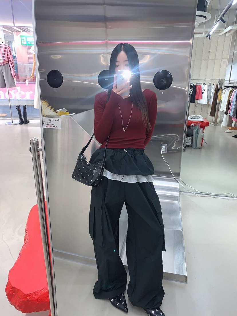 BADCALM東大門㊣代購女裝新款真品時尚熱賣休閑推薦25秋冬裙褲BADCALM裙褲