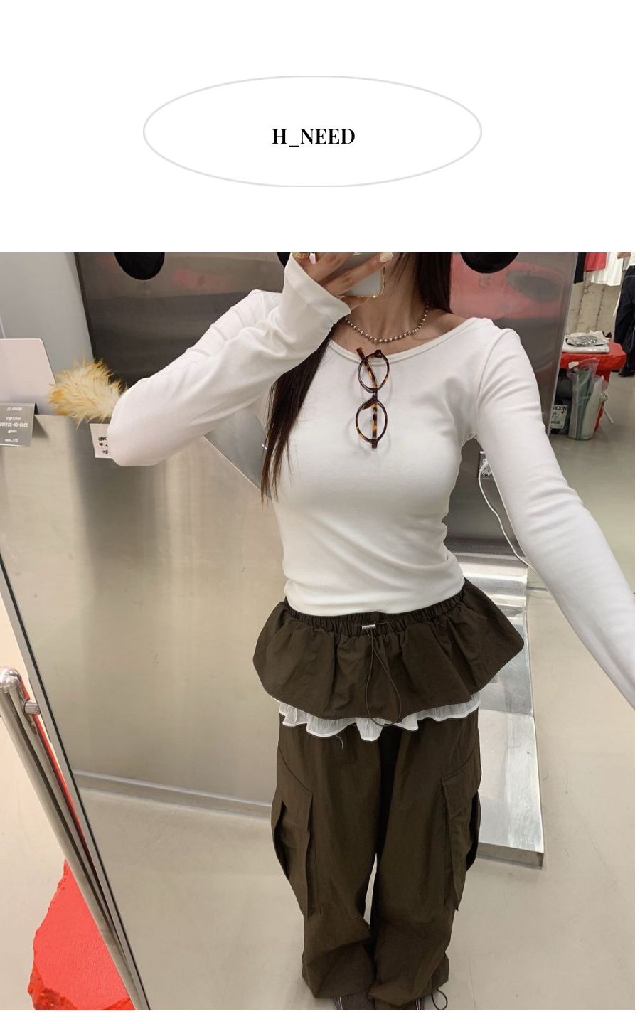 BADCALM東大門㊣代購女裝新款真品時尚熱賣休閑推薦25秋冬裙褲BADCALM裙褲