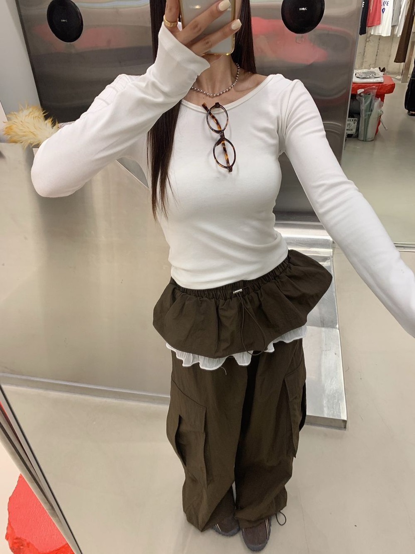 BADCALM東大門㊣代購女裝新款真品時尚熱賣休閑推薦25秋冬裙褲BADCALM裙褲