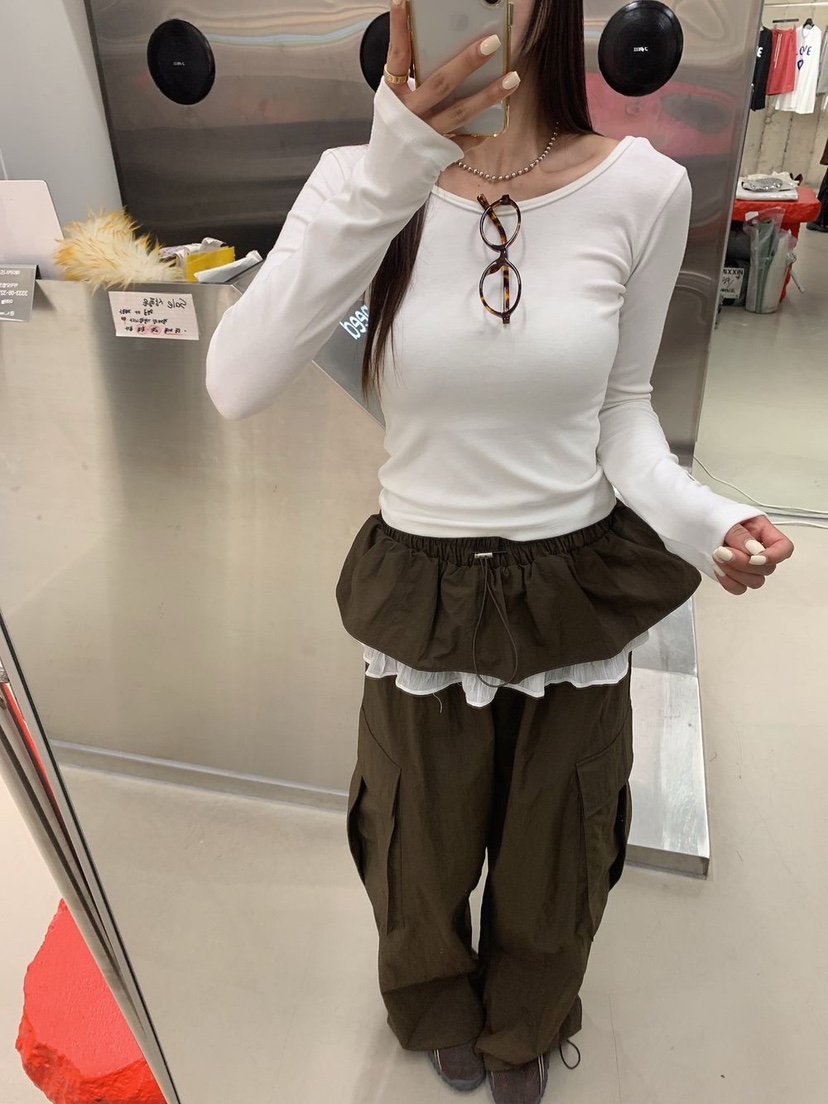 BADCALM東大門㊣代購女裝新款真品時尚熱賣休閑推薦25秋冬裙褲BADCALM裙褲
