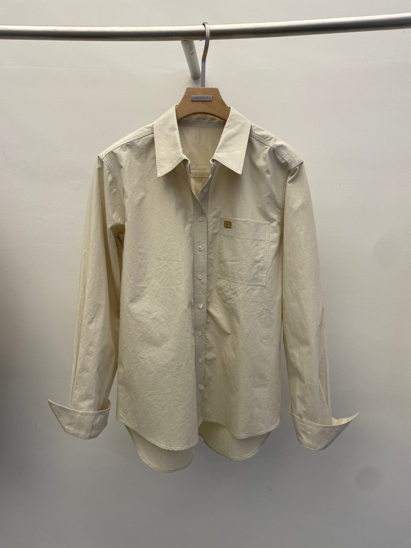 WIDA-P東大門㊣代購女士新品25秋冬推薦真品襯衫蕾絲衫口袋WIDA/RENEJ襯衫/蕾絲衫圖色2