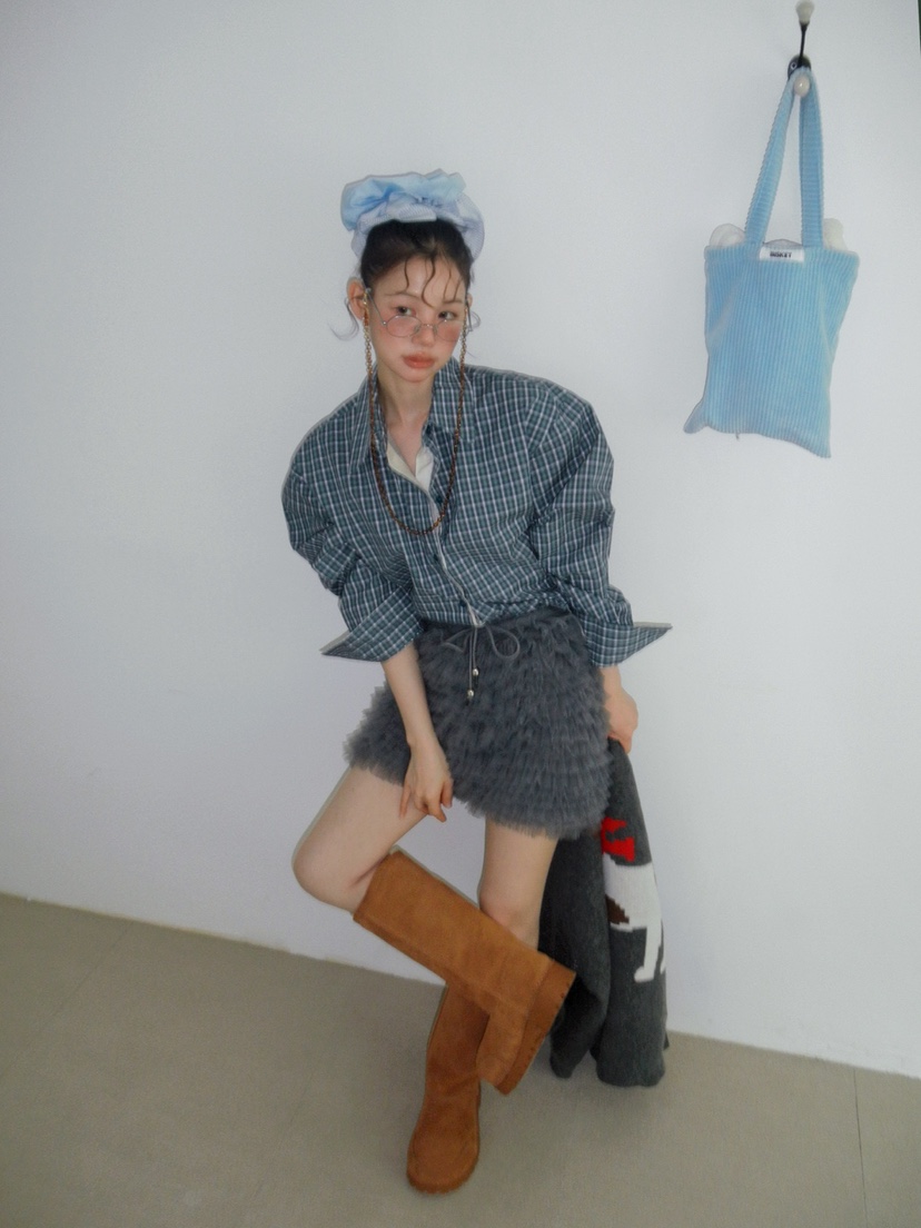 JKICHI韓國代購㊣女士新款真品休閑25秋冬推薦時尚襯衫蕾絲衫JKICHI襯衫/蕾絲衫