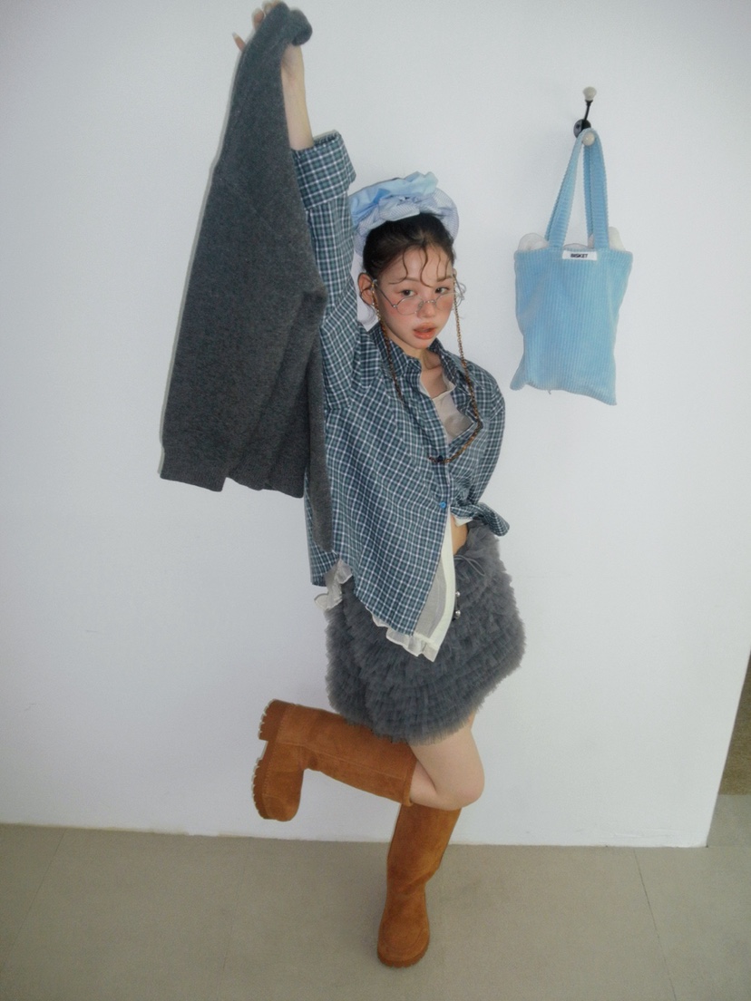JKICHI韓國代購㊣女士新款真品休閑25秋冬推薦時尚襯衫蕾絲衫JKICHI襯衫/蕾絲衫