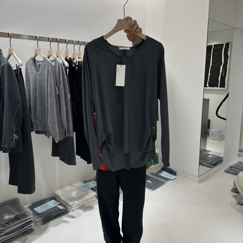 HAUTTE-P東大門㊣實拍女裝新品25秋冬熱賣人氣推薦襯衫蕾絲衫HAUTTE襯衫/蕾絲衫圖色3