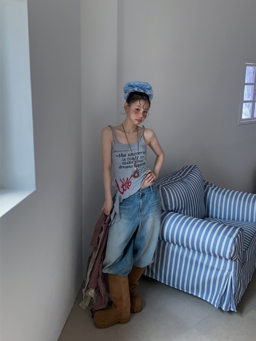 JKICHI韓國代購㊣女裝新款休閑推薦職業人氣時尚25秋冬吊帶背心JKICHI吊帶/背心