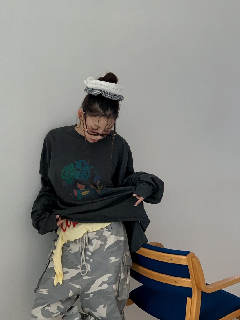 JKICHI東大門㊣代購女裝新款人氣職業25秋冬時尚推薦長袖T恤JKICHI長袖T恤圖色3