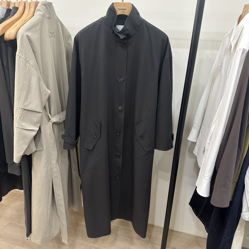 3 ANOTHER東大門㊣實拍女士新款時尚25秋冬長款風衣高領長款3 ANOTHER長款風衣圖色2