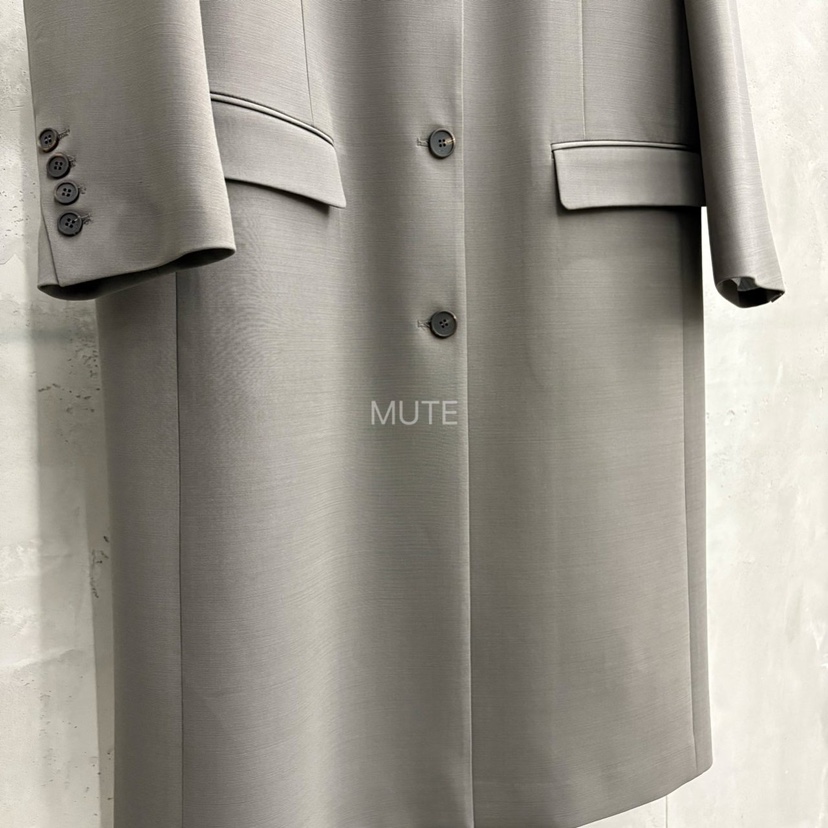 MUTE-P韓國直郵㊣女士新款25秋冬人氣真品熱賣時尚中長款大衣MUTE中長款大衣