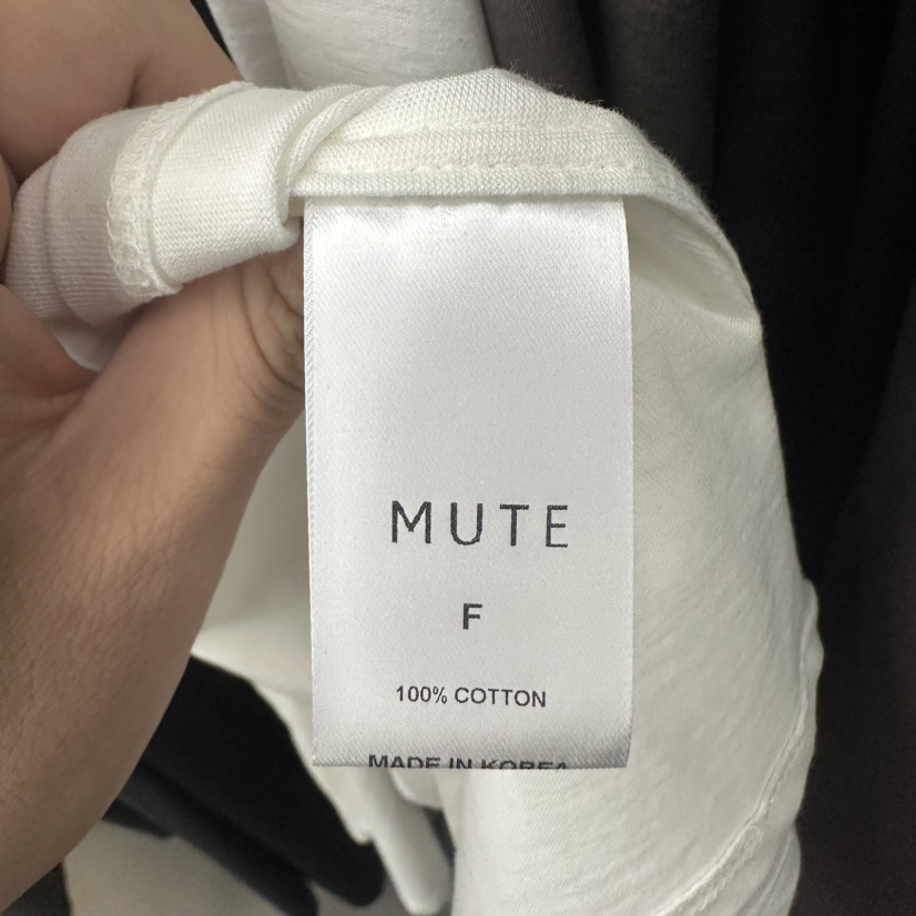 MUTE-P東大門㊣直郵女裝新品25秋冬真品推薦人氣時尚職業T恤MUTET恤