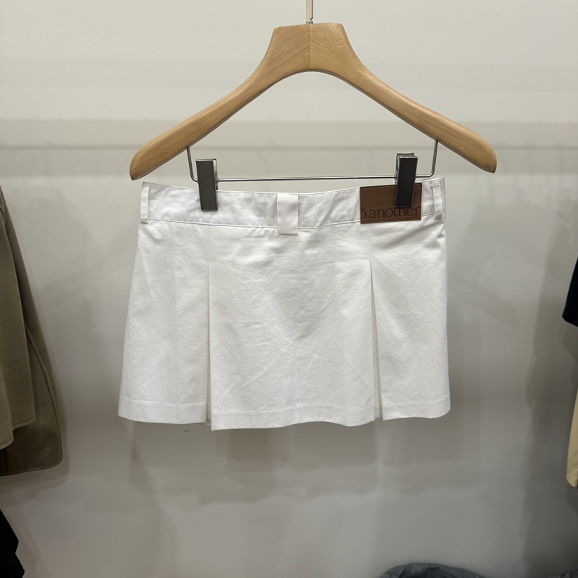3 ANOTHER韓國代購㊣女裝新品25秋冬真品休閑時尚短裙褶皺3 ANOTHER短裙