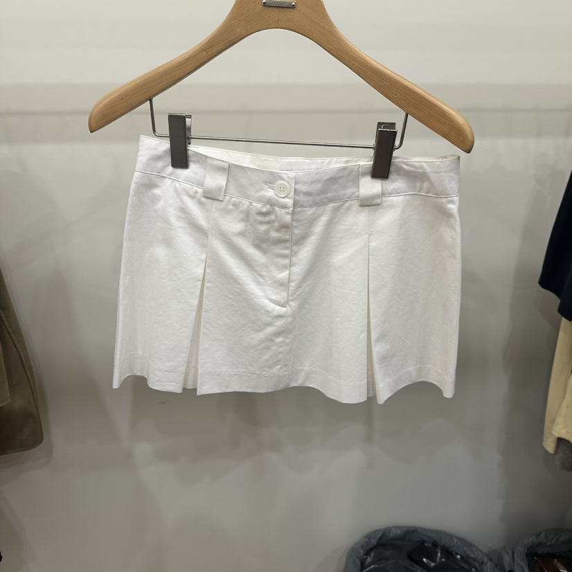 3 ANOTHER韓國代購㊣女裝新品25秋冬真品休閑時尚短裙褶皺3 ANOTHER短裙