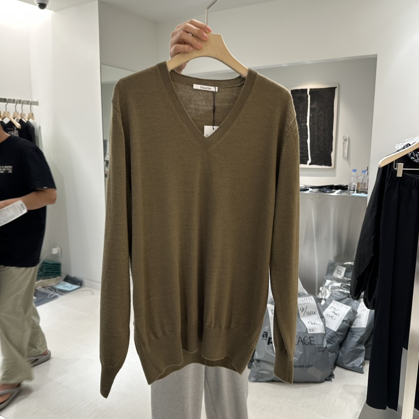 HAUTTE-P韓國代購㊣女裝新品熱賣休閑真品時尚人氣針織衫V領HAUTTE針織衫