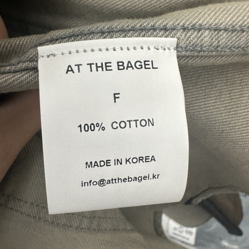 AT THE BAGEL東大門㊣實拍女裝新款推薦真品時尚長款風衣AT THE BAGEL長款風衣